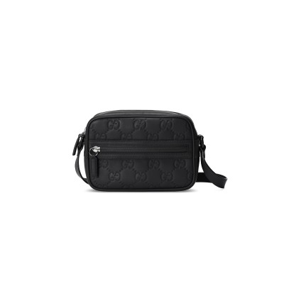 GUCCI GG RUBBER-EFFECT MINI BAG 771321 (19*13*5.5cm)